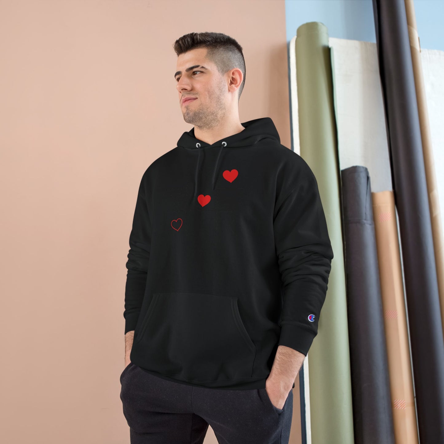 Be Unique Champion Hoodie - Cozy Fashion, Casual Wear, Gifts for Her, Trendy Style, Self-Expression