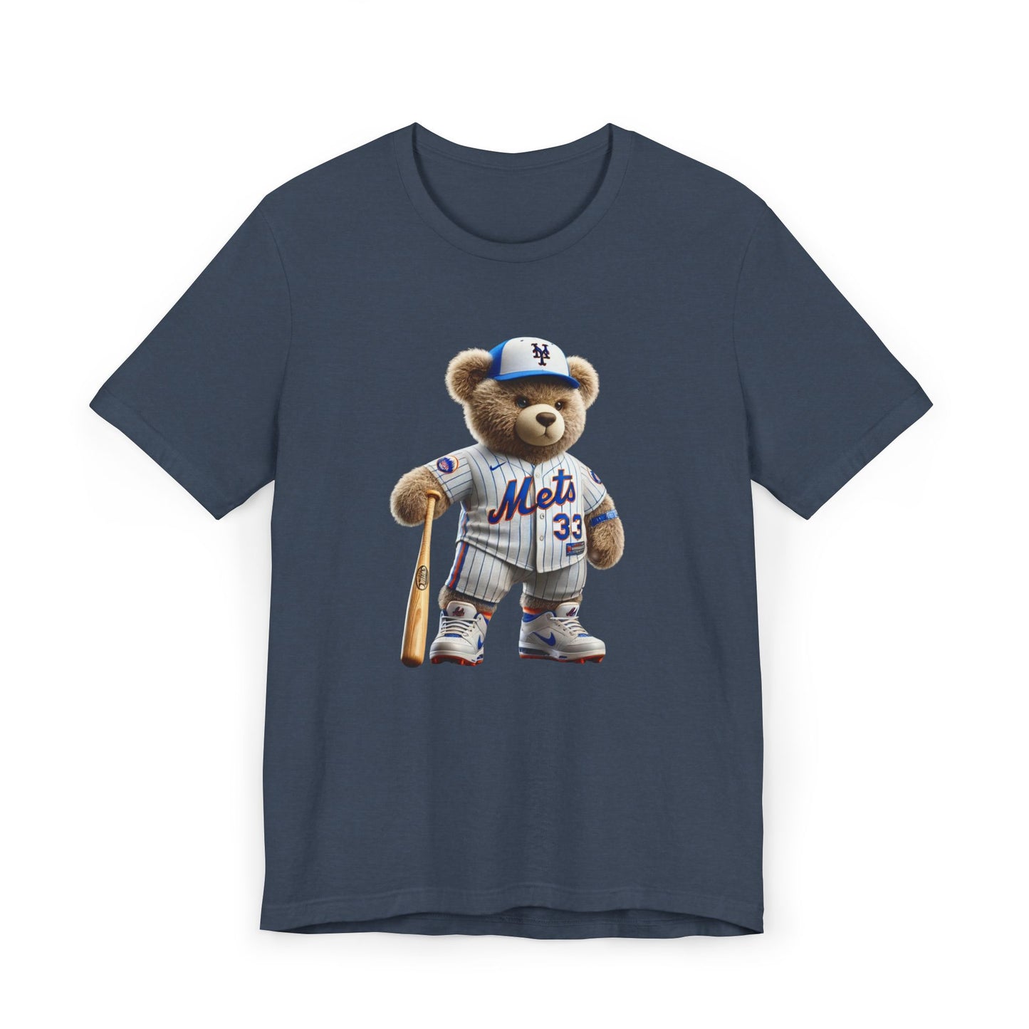 Sporty Bear Graphic Tee - Unisex Jersey T-Shirt, Cute Animal Shirt, Fun Baseball Apparel, Gift for Sports Fans, Casual Wear